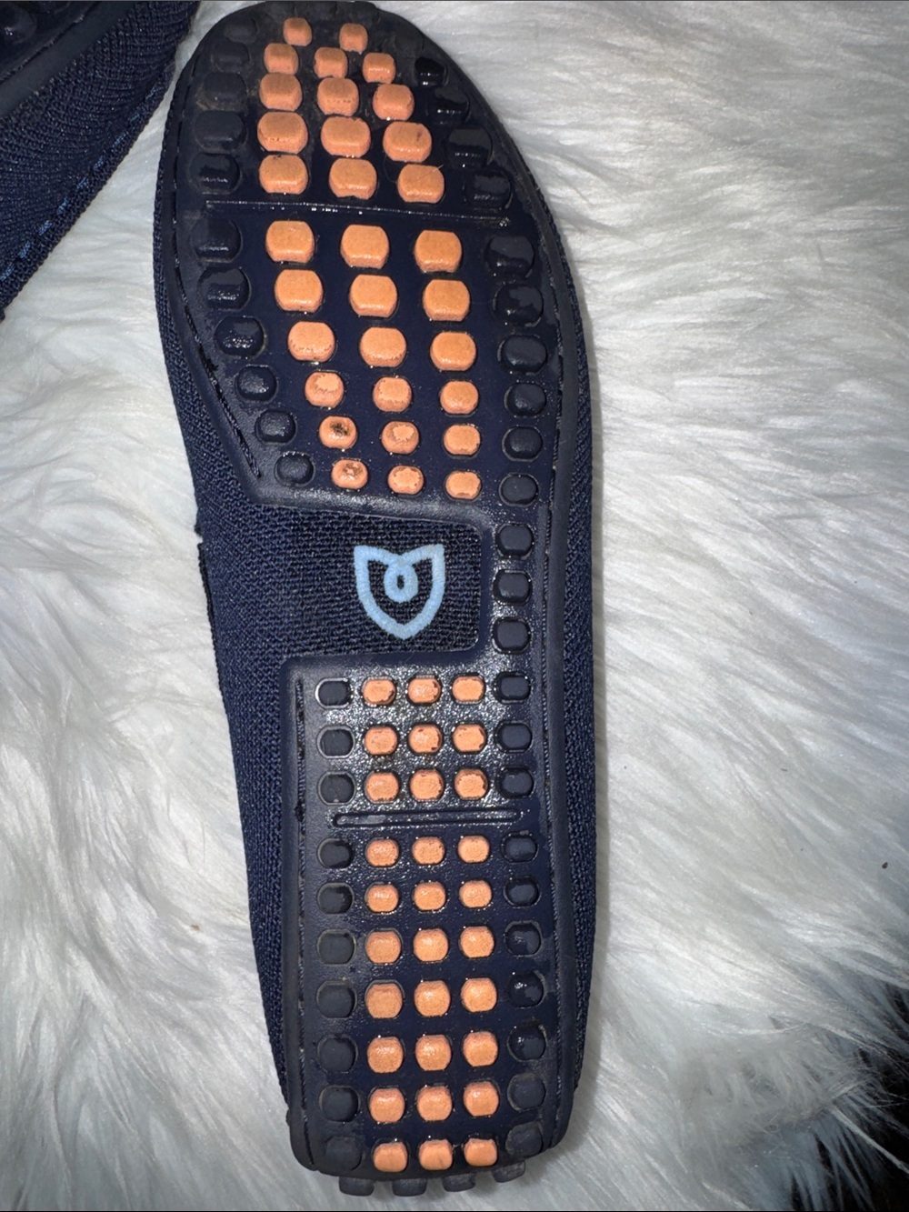 Rothy's Blue Knit Slip-On Loafers - Picture 4 of 10